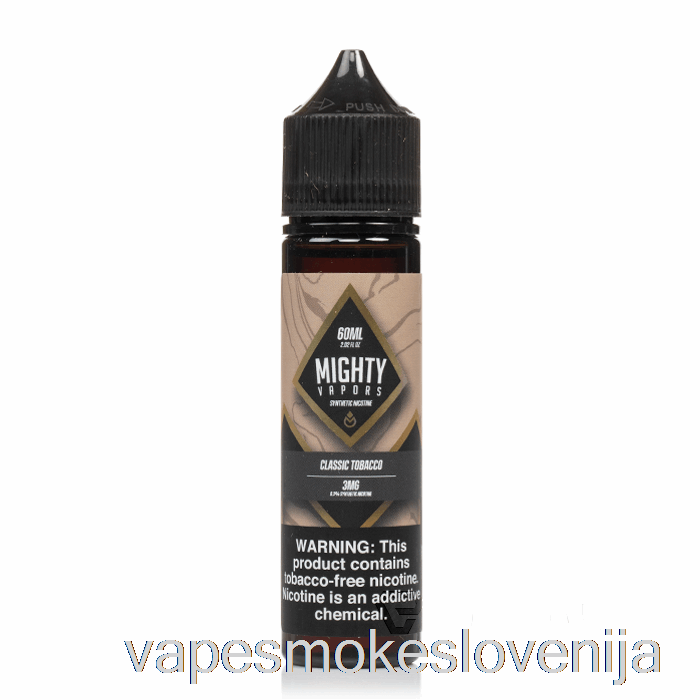 Vape Slovenija Classic Tobacco - Mogočni Hlapi - 60ml 3mg